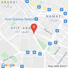 این نقشه، نشانی دکتر علی رحیمی متخصص دندانپزشکی؛ جراحی فک و صورت و ایمپلنت در شهر شیراز است. در اینجا آماده پذیرایی، ویزیت، معاینه و ارایه خدمات به شما بیماران گرامی هستند.