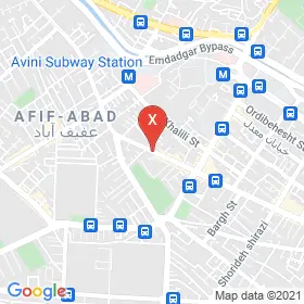 این نقشه، نشانی دکتر علی رونقی متخصص کایروپراکتیک در شهر شیراز است. در اینجا آماده پذیرایی، ویزیت، معاینه و ارایه خدمات به شما بیماران گرامی هستند.