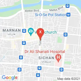 این نقشه، آدرس دکتر وحید اصفهانیان متخصص جراحی لثه (پریودنتیکس) در شهر اصفهان است. در اینجا آماده پذیرایی، ویزیت، معاینه و ارایه خدمات به شما بیماران گرامی هستند.