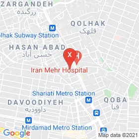این نقشه، نشانی دکتر علی سلوکی متخصص جراحی عمومی در شهر تهران است. در اینجا آماده پذیرایی، ویزیت، معاینه و ارایه خدمات به شما بیماران گرامی هستند.
