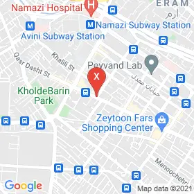 این نقشه، آدرس دکتر دیدار زارعی متخصص قلب و عروق در شهر شیراز است. در اینجا آماده پذیرایی، ویزیت، معاینه و ارایه خدمات به شما بیماران گرامی هستند.