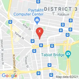 این نقشه، آدرس سیده ثامنه حسنی متخصص تغذیه در شهر تهران است. در اینجا آماده پذیرایی، ویزیت، معاینه و ارایه خدمات به شما بیماران گرامی هستند.