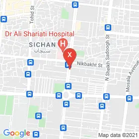 این نقشه، آدرس دکتر شهاب خسروی متخصص جراحی عمومی در شهر اصفهان است. در اینجا آماده پذیرایی، ویزیت، معاینه و ارایه خدمات به شما بیماران گرامی هستند.