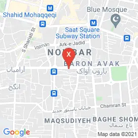 این نقشه، آدرس دکتر حسین قربانی متخصص داخلی؛ غدد و متابولیسم در شهر تبریز است. در اینجا آماده پذیرایی، ویزیت، معاینه و ارایه خدمات به شما بیماران گرامی هستند.