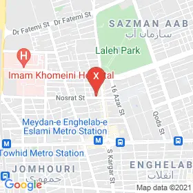 این نقشه، آدرس دکتر حسین شایان مقدم متخصص داخلی؛ بیماری های روماتولوژی در شهر تهران است. در اینجا آماده پذیرایی، ویزیت، معاینه و ارایه خدمات به شما بیماران گرامی هستند.