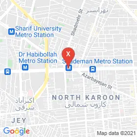 این نقشه، نشانی دکتر مینا صنعتی ایرانی متخصص زنان و زایمان و نازایی در شهر تهران است. در اینجا آماده پذیرایی، ویزیت، معاینه و ارایه خدمات به شما بیماران گرامی هستند.