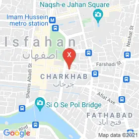 این نقشه، نشانی دکتر سیدمحمد هوائی متخصص گوش حلق و بینی در شهر اصفهان است. در اینجا آماده پذیرایی، ویزیت، معاینه و ارایه خدمات به شما بیماران گرامی هستند.