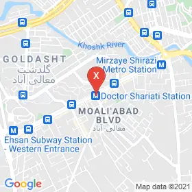 این نقشه، آدرس دکتر هلنا شهبازی متخصص قلب و عروق در شهر شیراز است. در اینجا آماده پذیرایی، ویزیت، معاینه و ارایه خدمات به شما بیماران گرامی هستند.