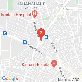 این نقشه، آدرس دکتر شهاب ایزدی متخصص رادیولوژی در شهر کرج است. در اینجا آماده پذیرایی، ویزیت، معاینه و ارایه خدمات به شما بیماران گرامی هستند.