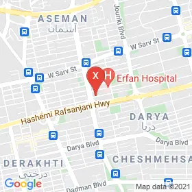 این نقشه، نشانی دکتر بیژن ولی الهی متخصص ارتوپدی؛ جراحی پا، مچ پا در شهر تهران است. در اینجا آماده پذیرایی، ویزیت، معاینه و ارایه خدمات به شما بیماران گرامی هستند.
