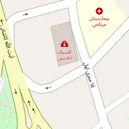 این نقشه، نشانی دکتر معراج فربد متخصص فوق‌تخصص جراحی پستان در شهر یزد است. در اینجا آماده پذیرایی، ویزیت، معاینه و ارایه خدمات به شما بیماران گرامی هستند.