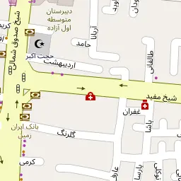 این نقشه، آدرس دکتر عاطفه توانگر متخصص بیماری‌های دهان، فک و صورت؛ لیزر در دندانپزشکی در شهر اصفهان است. در اینجا آماده پذیرایی، ویزیت، معاینه و ارایه خدمات به شما بیماران گرامی هستند.