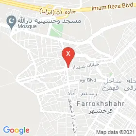 این نقشه، آدرس دکتر رحمان شفیعی متخصص پزشک عمومی در شهر فرخشهر است. در اینجا آماده پذیرایی، ویزیت، معاینه و ارایه خدمات به شما بیماران گرامی هستند.