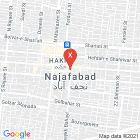 این نقشه، آدرس دکتر فاطمه قربانی متخصص داخلی؛ غدد در شهر نجف آباد است. در اینجا آماده پذیرایی، ویزیت، معاینه و ارایه خدمات به شما بیماران گرامی هستند.