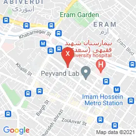 این نقشه، نشانی گفتاردرمانی الناز شادمهر متخصص  در شهر شیراز است. در اینجا آماده پذیرایی، ویزیت، معاینه و ارایه خدمات به شما بیماران گرامی هستند.
