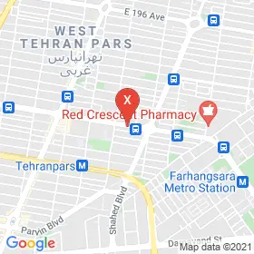 این نقشه، آدرس دکتر ریحانه رمضانی نژاد متخصص زنان، زایمان و زیبایی در شهر تهران است. در اینجا آماده پذیرایی، ویزیت، معاینه و ارایه خدمات به شما بیماران گرامی هستند.