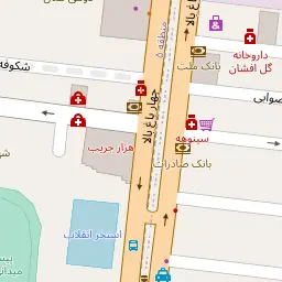 این نقشه، آدرس مهشید فرید متخصص کارشناس مامایی و زنان زایمان در شهر اصفهان است. در اینجا آماده پذیرایی، ویزیت، معاینه و ارایه خدمات به شما بیماران گرامی هستند.