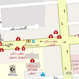 این نقشه، آدرس دکتر عزیزه قاسمی نژاد متخصص زنان، زایمان و نازایی در شهر تهران است. در اینجا آماده پذیرایی، ویزیت، معاینه و ارایه خدمات به شما بیماران گرامی هستند.